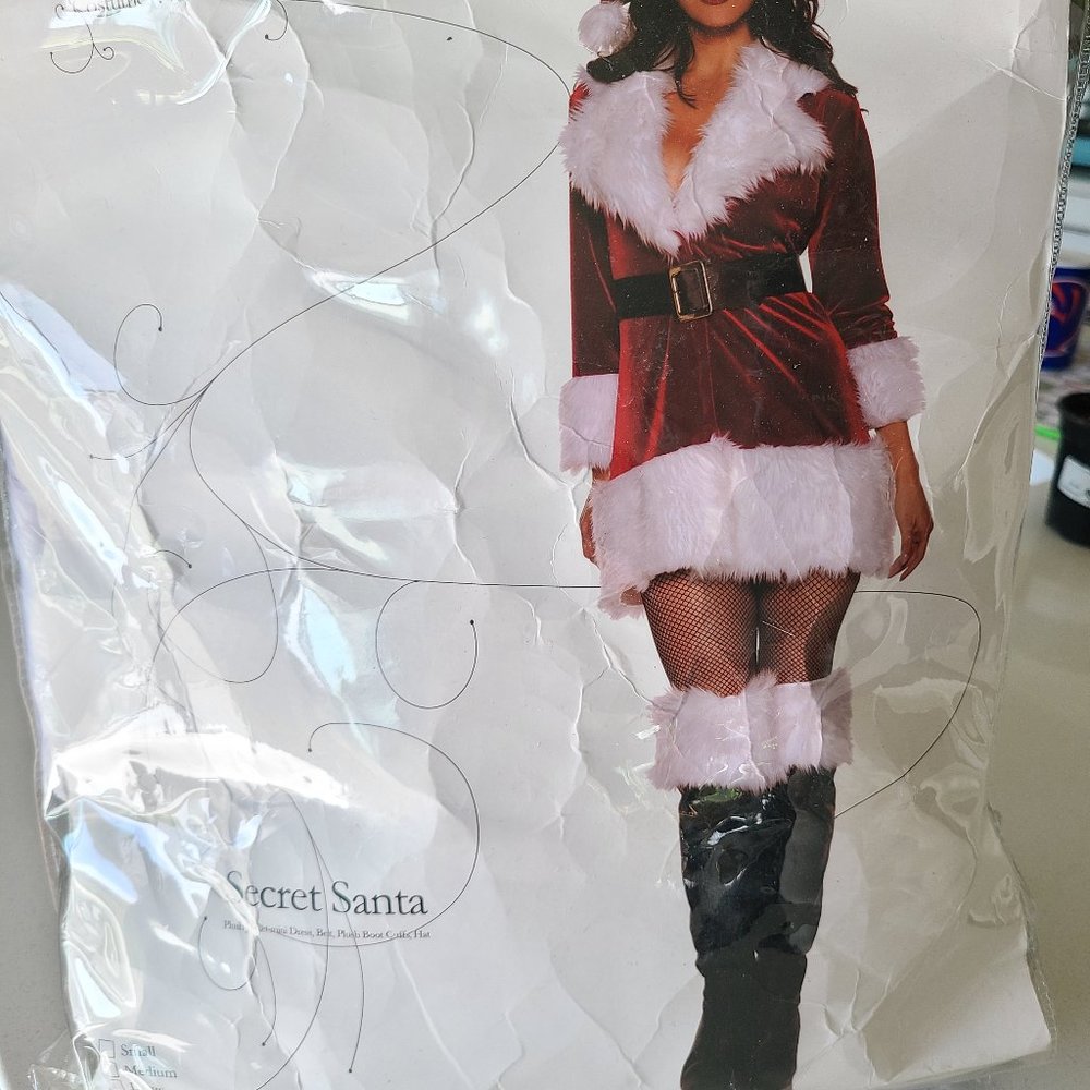 Womens Underwraps Secret Mrs. Santa Costume, Size